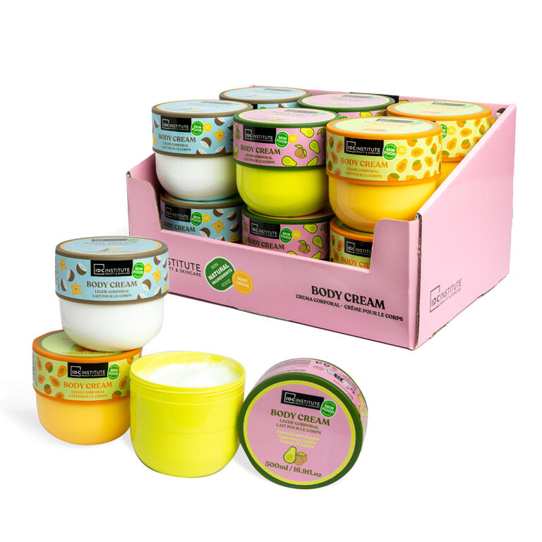 IDC Institute Skin Food crema corpo 500 gr espositore 12 pezzi