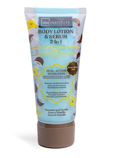 IDC Institute Skin Food lozione corpo siero 2in1 cocco vaniglia 150ml doppia camera