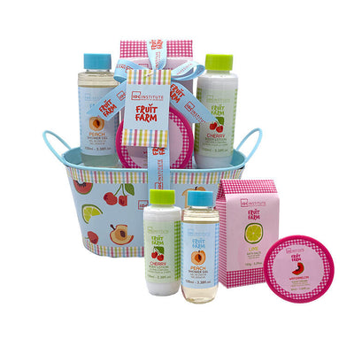 IDC INSTITUTE FRUIT FARM PAMPER TIN SET 4 PCS