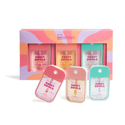 IDC Institute Sweet Swirls Body Mist Sweet Essence Set Misto 3x50 ml - 44163