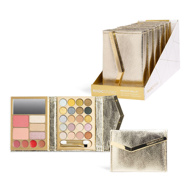 Magic Studio Diamond On The Go Makeup Palette compatta ombretti gloss blush illuminanti trucco viso occhi