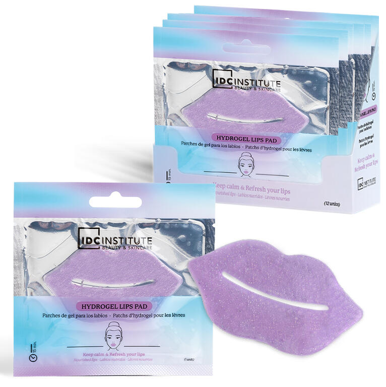 IDC Institute Glitter Hydrogel Lips Pad Purple 6 gr - 56152