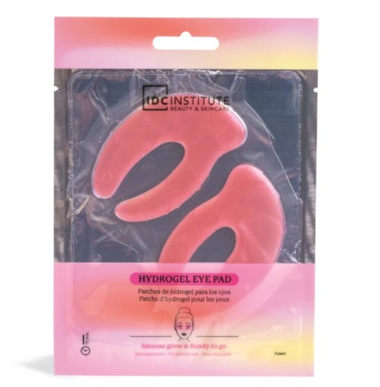 IDC Institute Glitter C Shaped Hydrogel Eye Pad rosa 6gr forma C