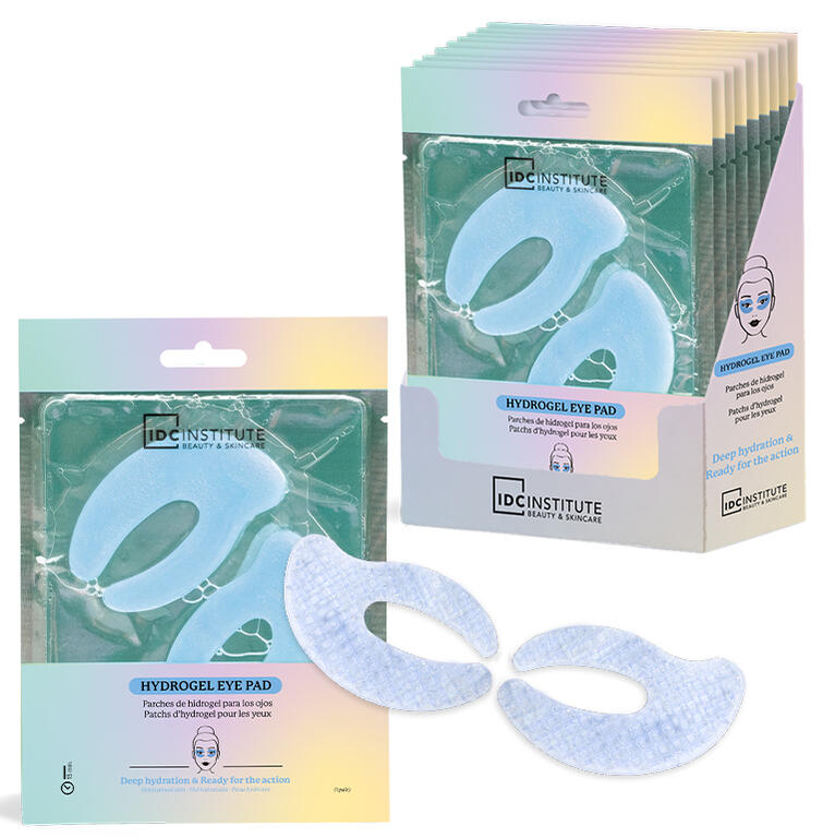 IDC Institute Glitter C Shaped Hydrogel Eye Pad Blue 6 gr - 56154