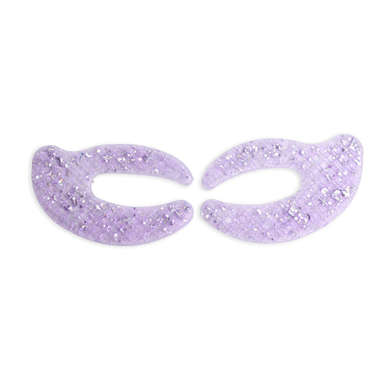 IDC Institute Glitter C Shaped Hydrogel Eye Pad Purple 6 gr - 56155