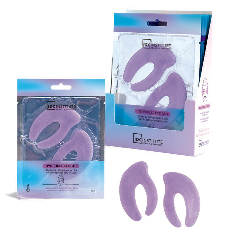 IDC Institute Glitter C Shaped Hydrogel Eye Pad Purple 6 gr - 56155