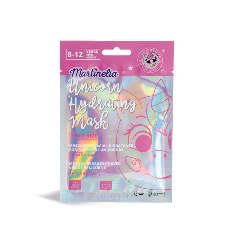 Martinelia Starshine Maschera Viso in Tessuto Unicorno Idratante Bambine 8-12 Anni - 77010