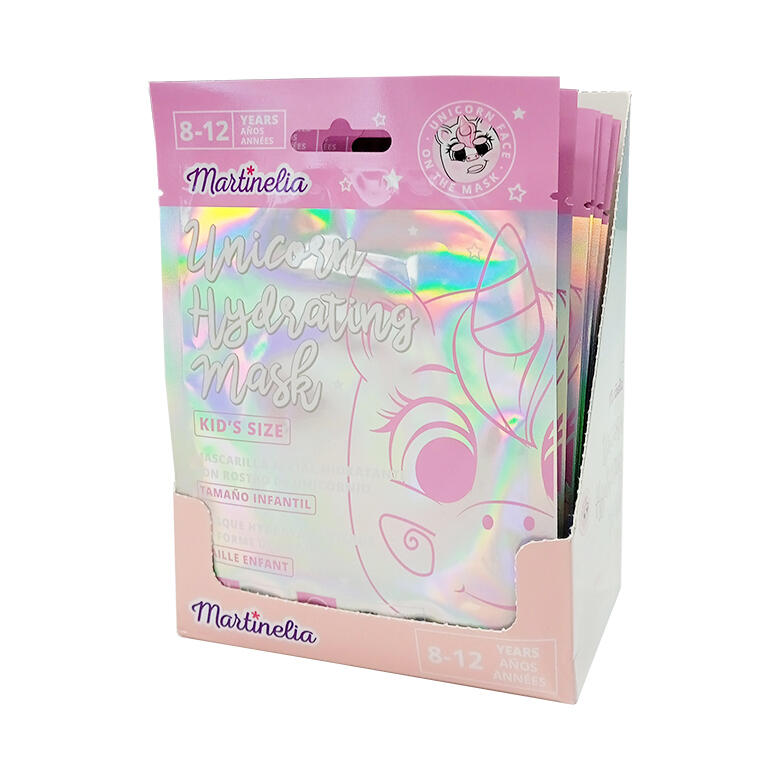 Martinelia Starshine Maschera Viso in Tessuto Unicorno Idratante Bambine 8-12 Anni - 77010
