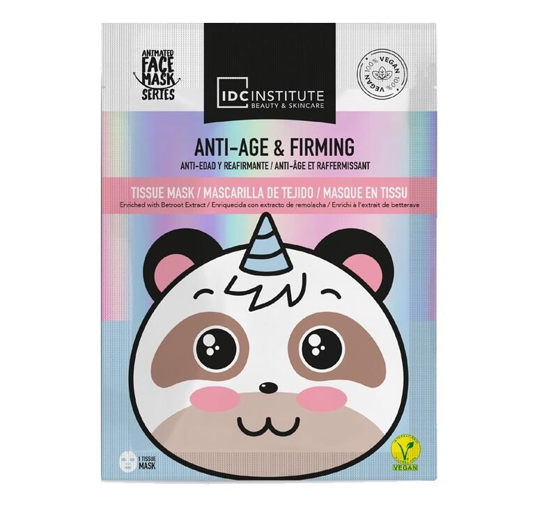 IDC Institute Maschera Viso Panda in Tessuto Vegana Anti-Age e Rassodante 24g - 77014