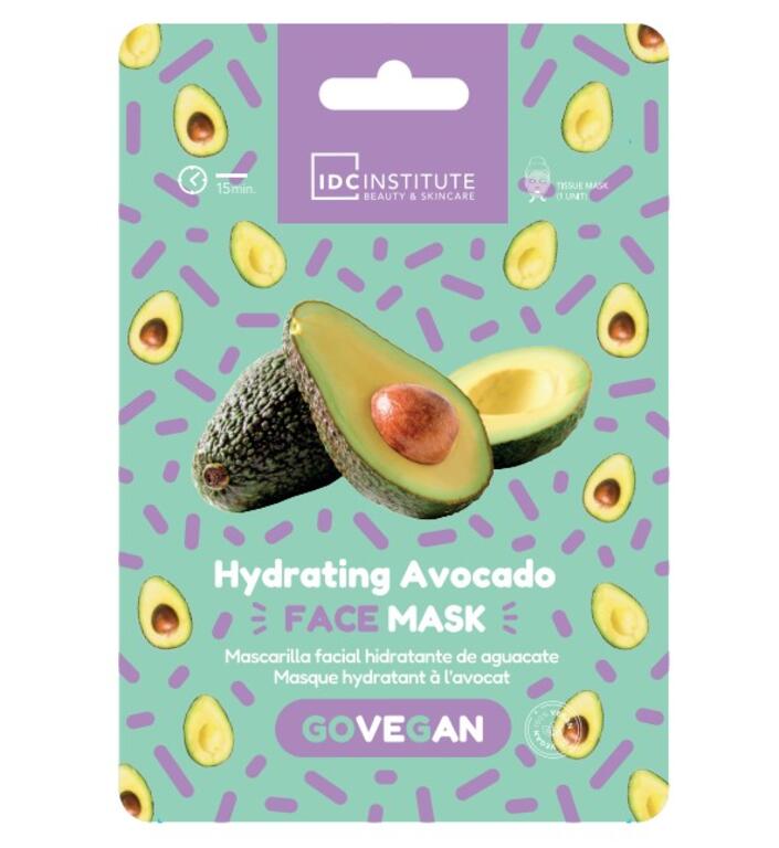 IDC Institute Maschera Viso Vegan Olio di Avocado Idratante Anti-Età 25g - 85103