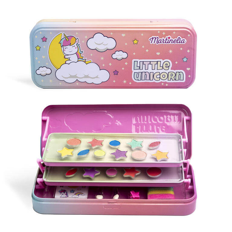 Martinelia Little Unicorn Beauty Tin Set 3 livelli Trucco Bambina - 85500