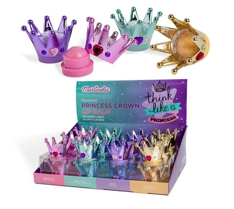 Balsamo labbra Martinelia Princess a forma di corona 7 gr