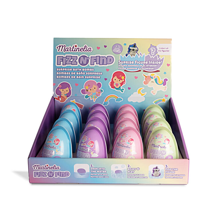 Martinelia FizznFind Bomba da Bagno con Sorpresa 150 g (16PZ)