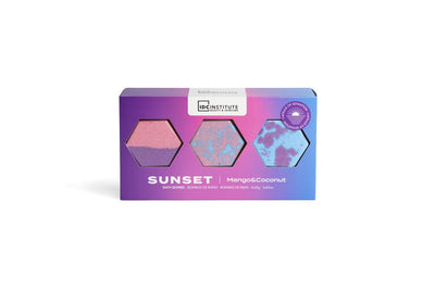IDC Institute Cocktail Bath Bombs Set 3 x 35 g - Bombe Effervescenti da Bagno Profumate in 3 Fragranze Assortite