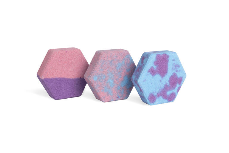 IDC Institute Cocktail Bath Bombs Set 3 x 35 g - Bombe Effervescenti da Bagno Profumate in 3 Fragranze Assortite