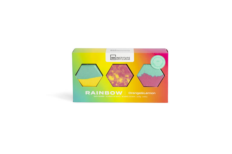 IDC Institute Cocktail Bath Bombs Set 3 x 35 g - Bombe Effervescenti da Bagno Profumate in 3 Fragranze Assortite