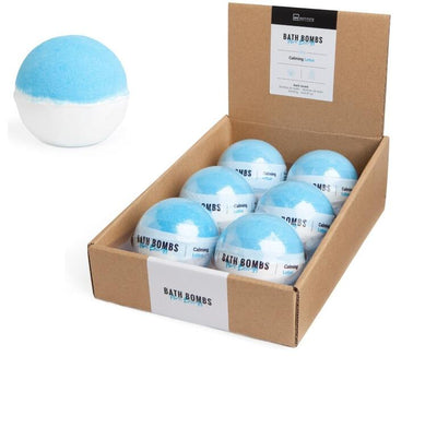 IDC Institute bomba da bagno loto 250g sfera effervescente fragranza fiorita