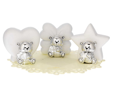 Bagutta Salvadanai Baby Orsetto Sagomati Assortiti 14 cm 3 pezzi con Espositore