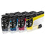 Brother - Kit Cartucce - Nero/ Ciano/Magenta/Giallo - LC424VAL  - 750 pag
