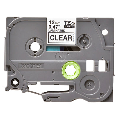 Brother - Nastro - Nero/Trasparente - TZE131S - 12mm x 4mt