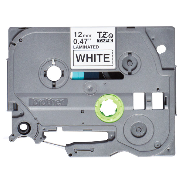 Brother - Nastro - Nero/Bianco - TZE231S2 - 12mm x 4mt