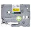 Brother - Nastro - Nero/Giallo - TZE631S - 12mm x 4mt