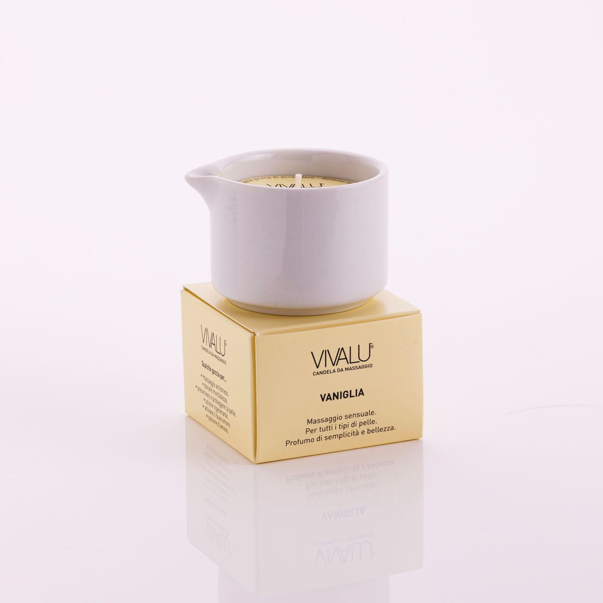 Vivalu Tribe E Candela da Massaggio Vaniglia Sensual 100 ml