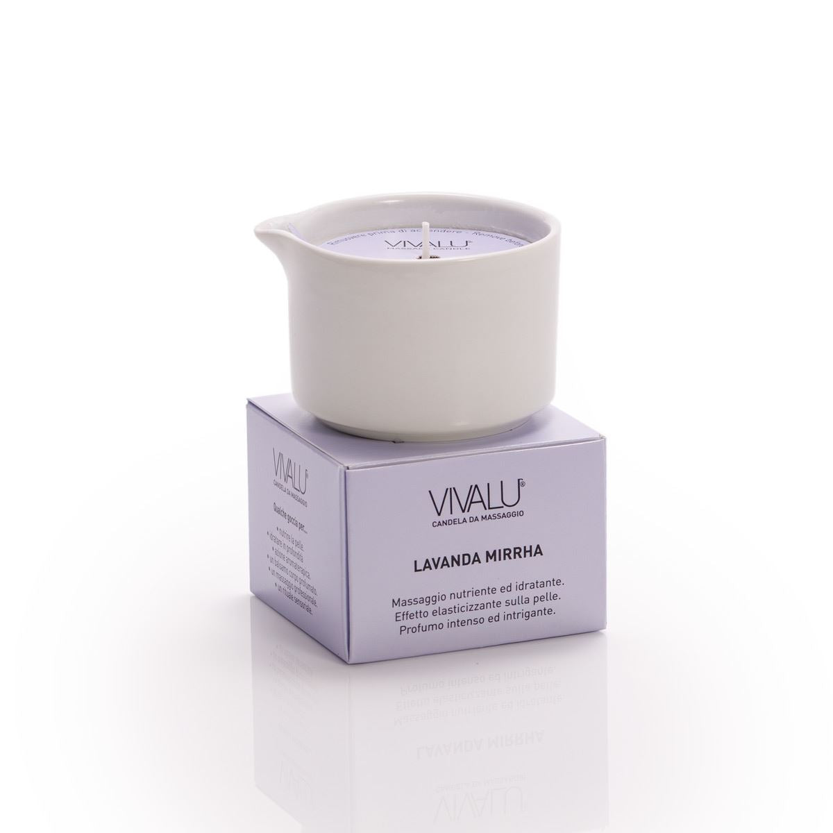 Vivalu Tribe E Candela da Massaggio Lavanda e Mirra 100 ml