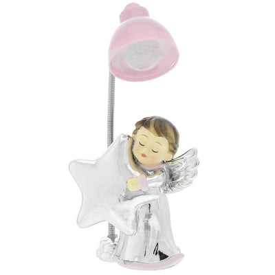 Bagutta Mini Lampada LED da Tavolo Angioletto con Stella Rosa 10-13 cm
