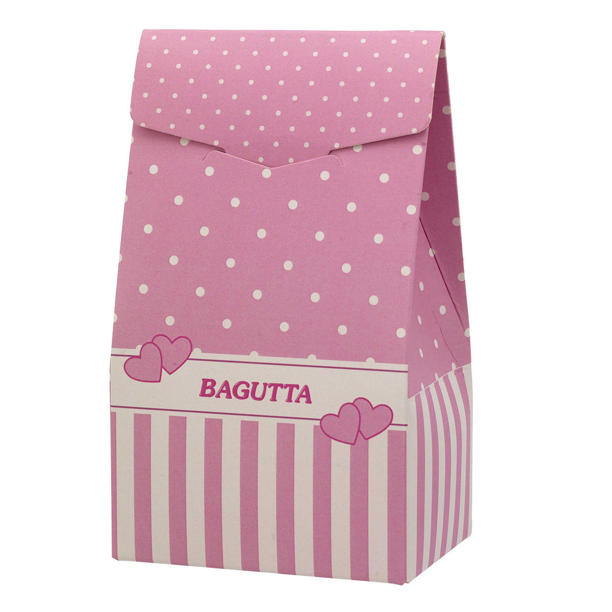 Bagutta Segnaposto Portafoto Orsetto su Mezzaluna Rosa 13 cm