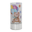 Bagutta Lampada LED in Vetro Orsetto con Palloncini Batterie Incluse 9x20 cm