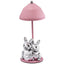 Bagutta Lampada LED USB Coppia di Conigli con Cuore Rosa 22 cm