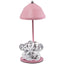 Bagutta Lampada LED USB Coppia di Elefanti con Cuore Rosa 22 cm