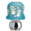 Bagutta Lampada LED da Comodino Angeli Azzurra con Telecomando e Batterie Incluse 19 cm