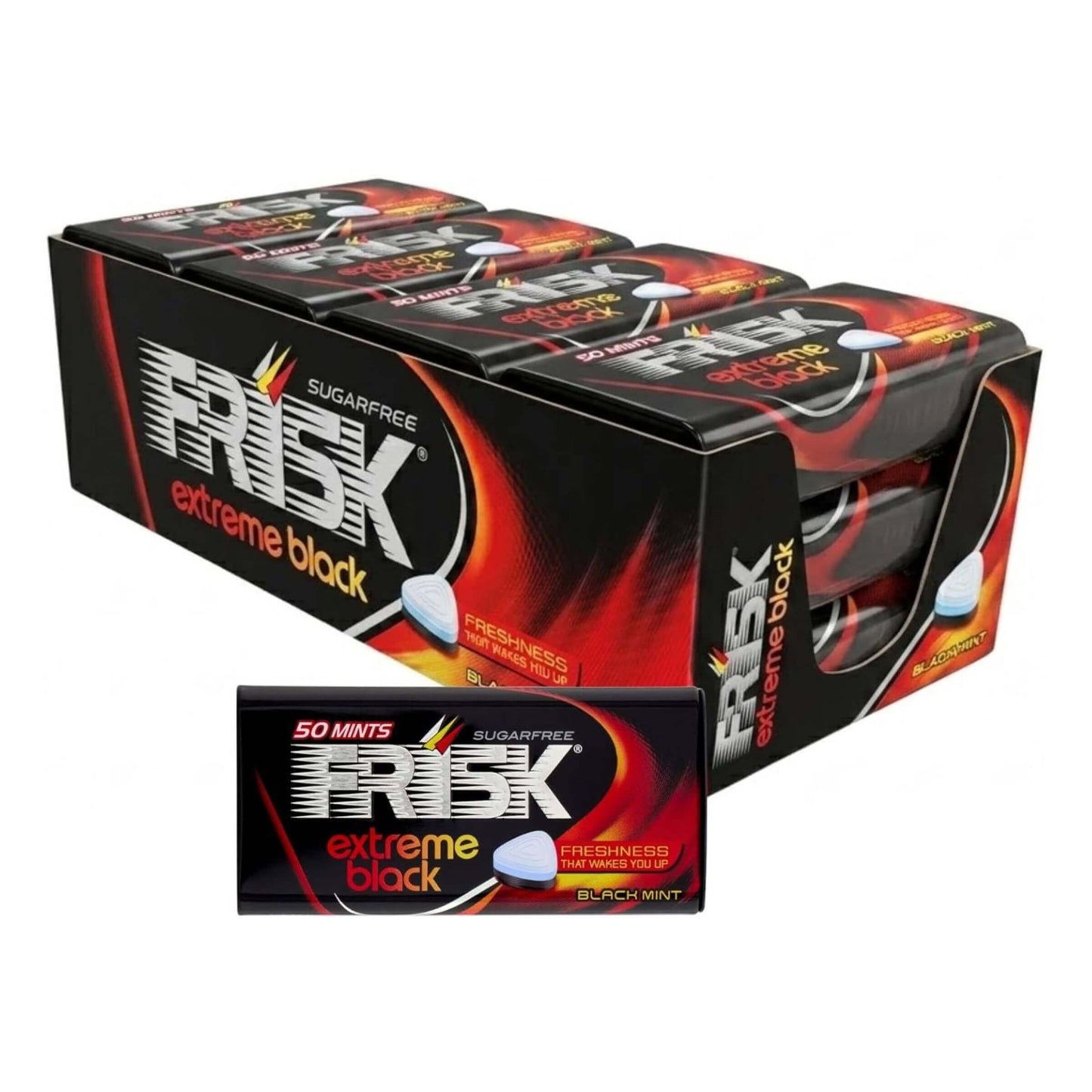 FRISK EXTREME BLACK TIN BOX (12PZ)