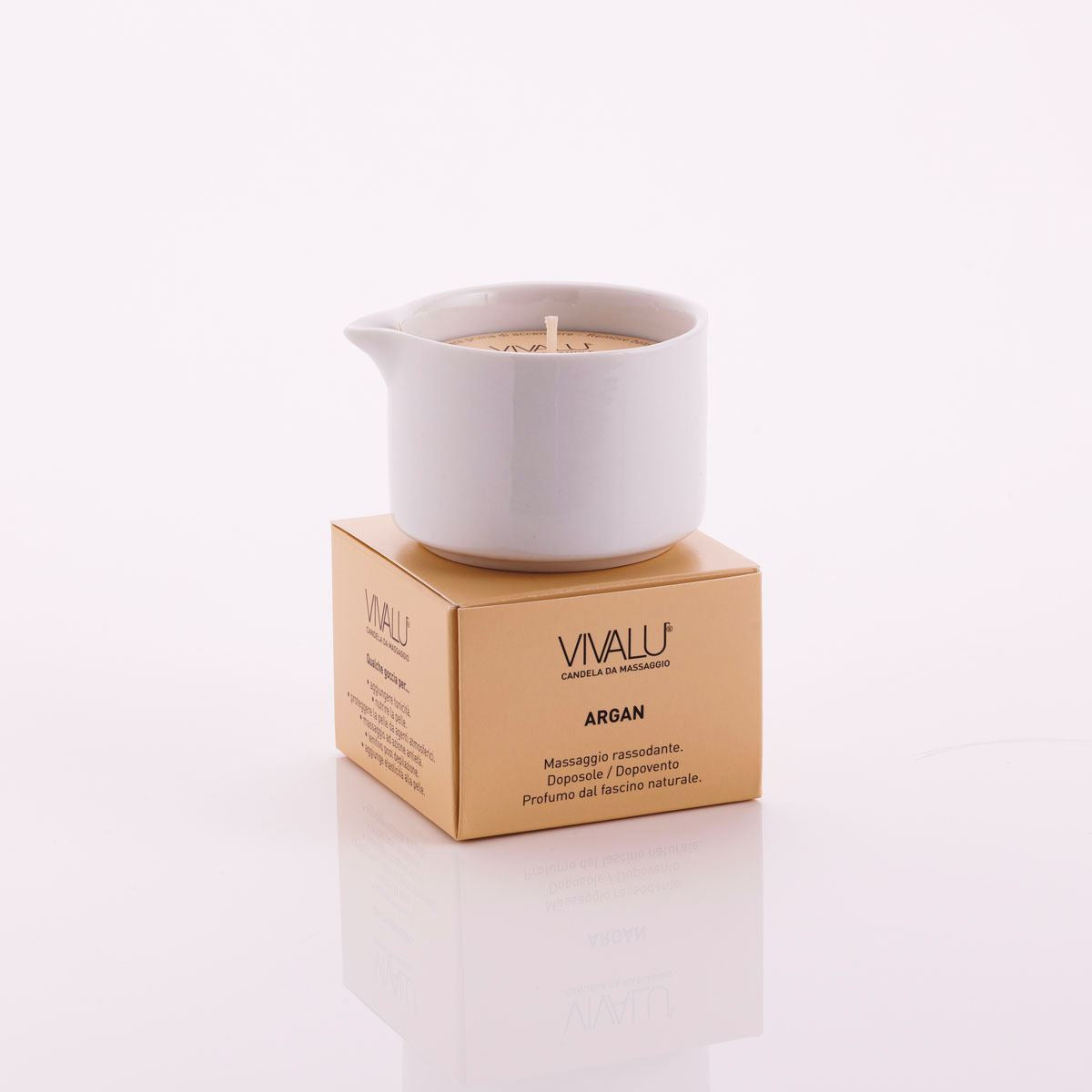 Vivalu Tribe E Candela da Massaggio Argan Rassodante 100 ml