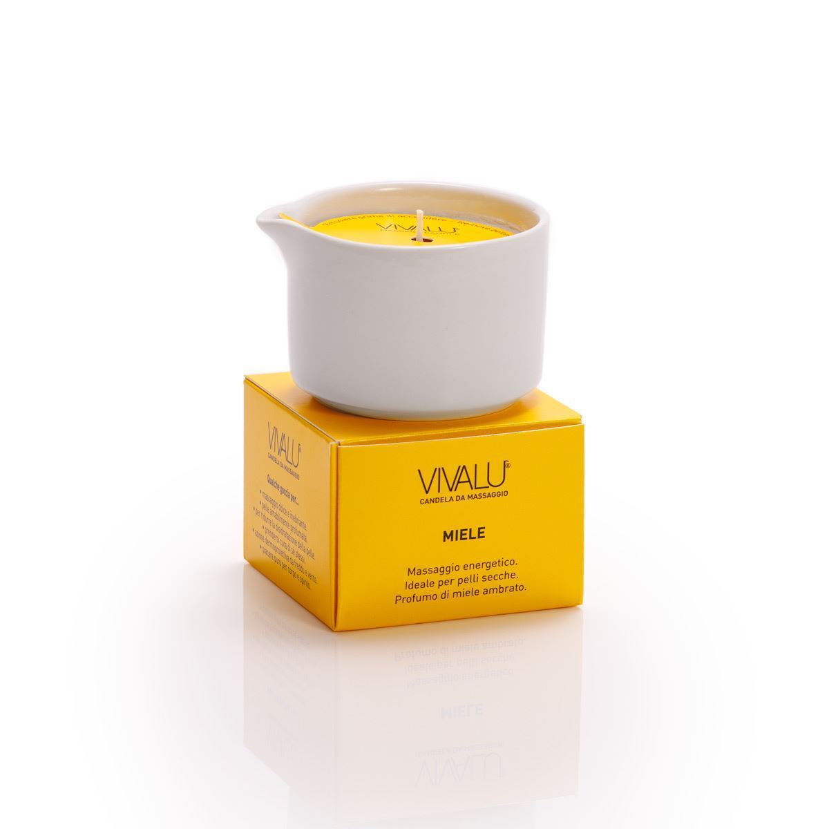 Vivalu Tribe E Candela da Massaggio Miele 100 ml