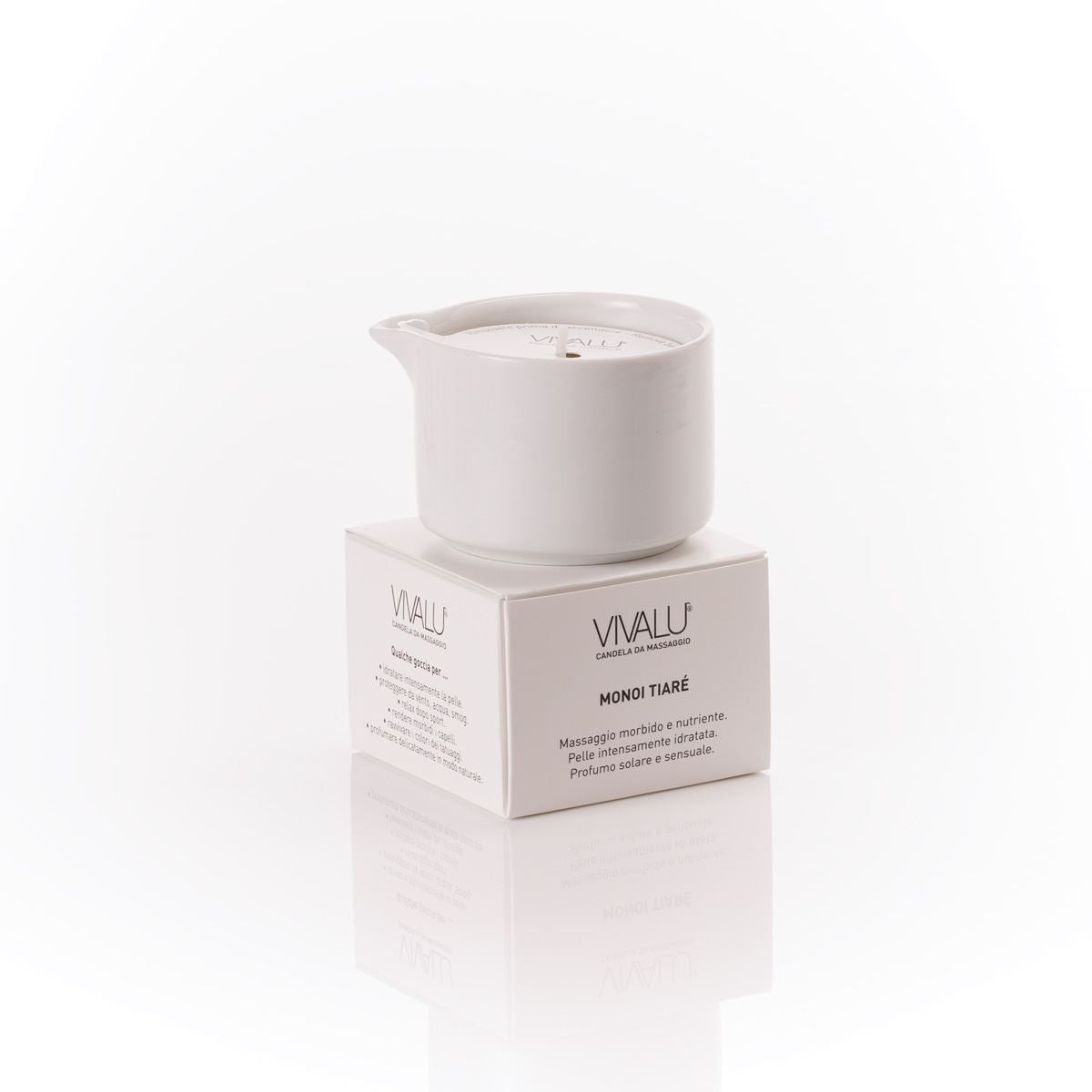 Vivalu Tribe E Candela da Massaggio Tiarè Monoi 100 ml