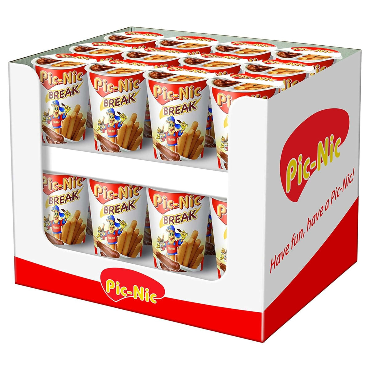 Pic-Nic Break Barattolo Grissini con Crema alla Nocciola e Cacao 50 g (24PZ)