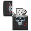 Zippo Guns N' Roses Flower Skull Accendino Antivento Black Matte