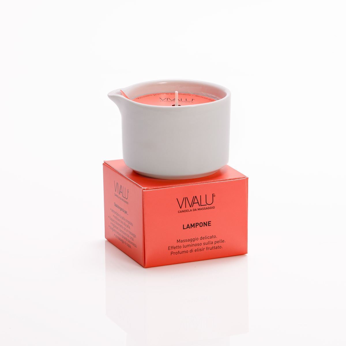 Vivalu Tribe E Candela da Massaggio Lampone 100 ml