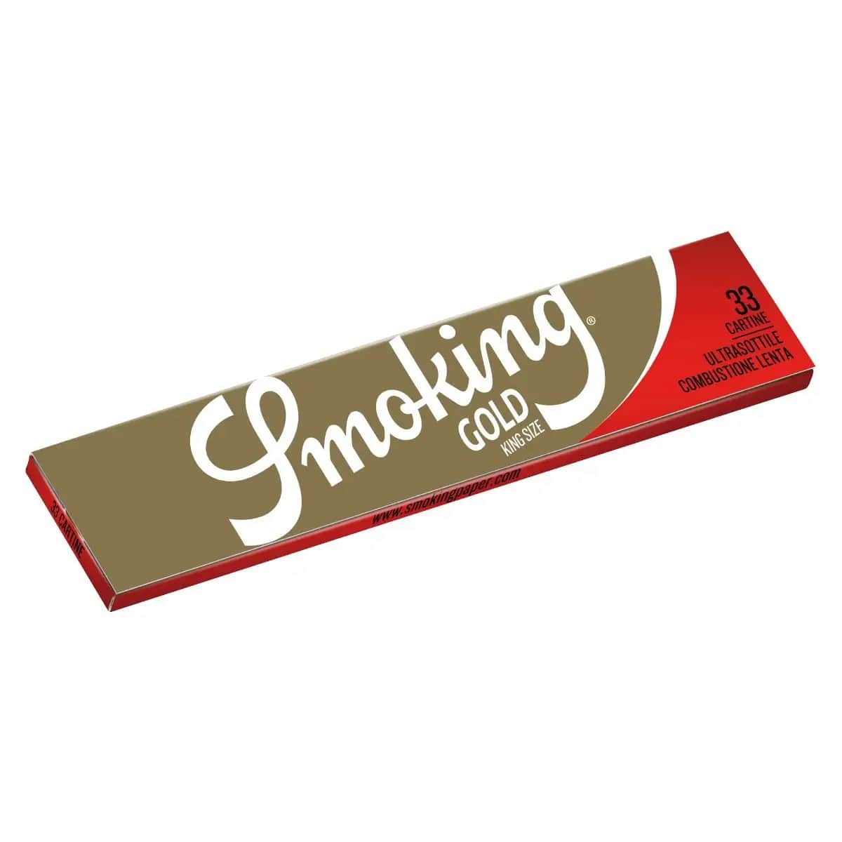 Cartine Smoking KS Oro Slim 110x44mm Type A, 50 libretti da 33 fogli