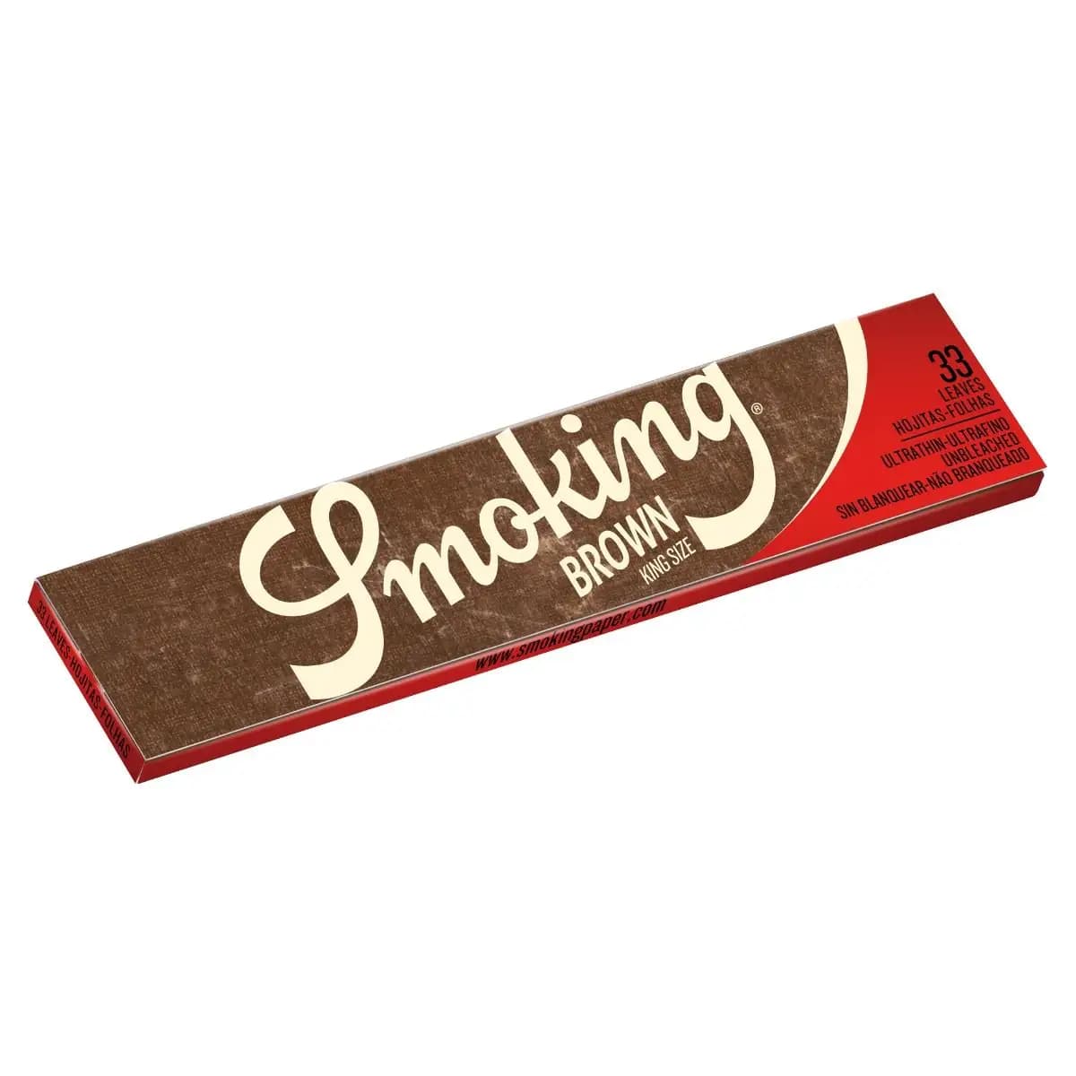 Cartine Smoking KS Brown 110x44mm Type B non sbiancata, 50 libretti da 33 fogli
