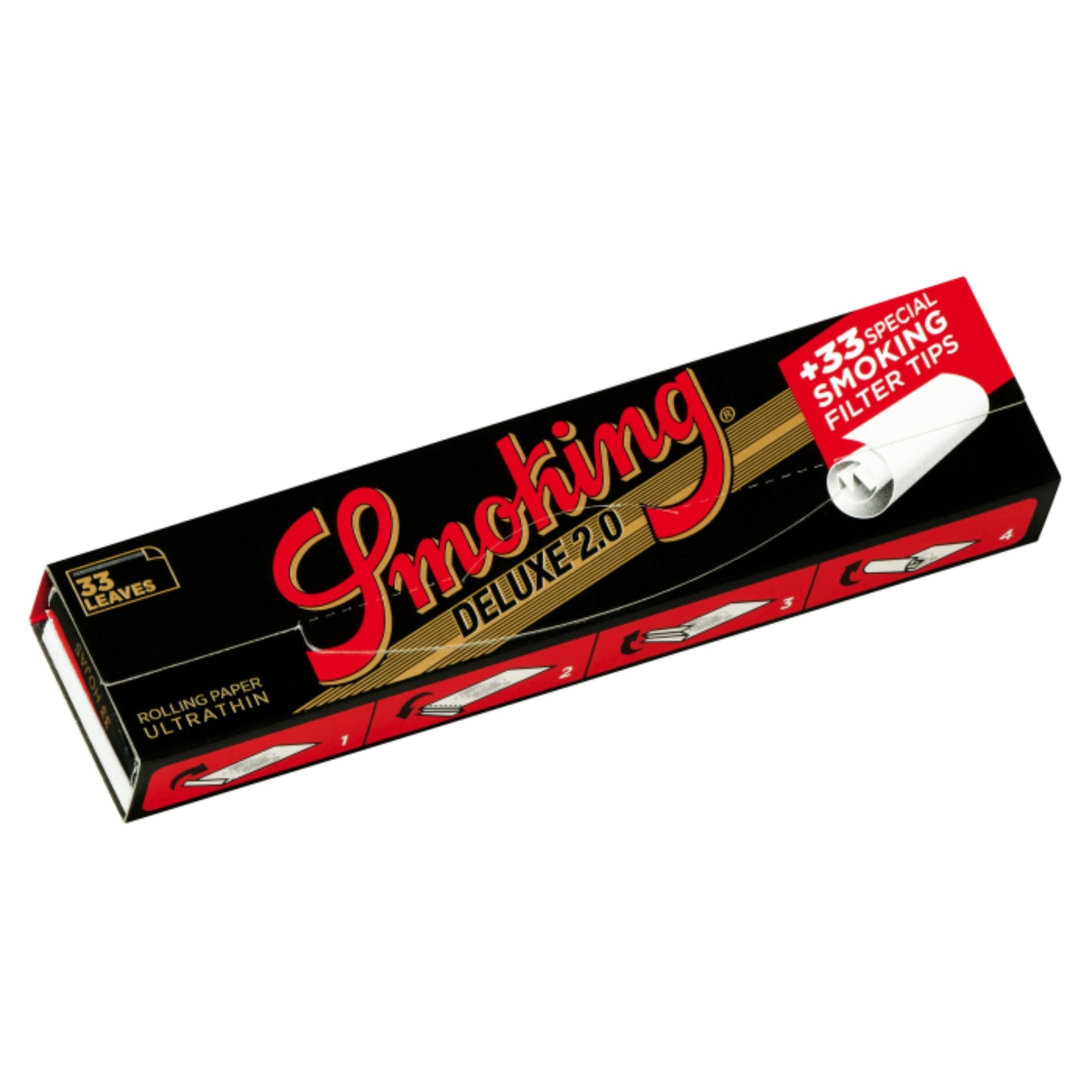 PROV-D00162003 CARTINE SMOKING KS DE LUXE + TIPS (24 libretti x 66 fogli)