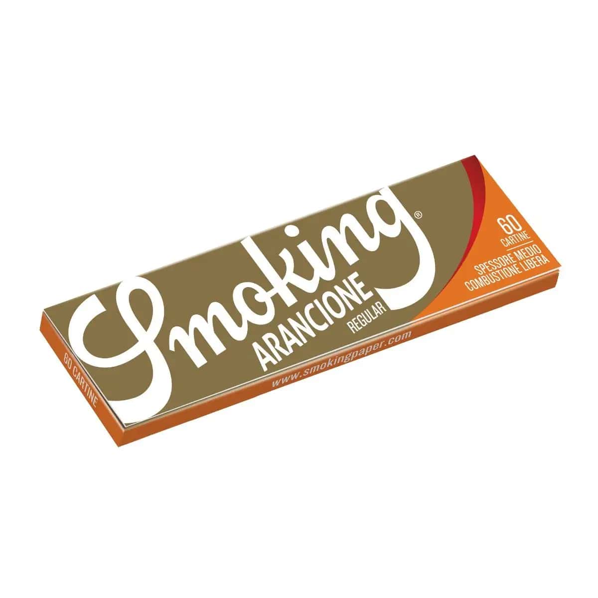 Cartine Smoking Arancio Corte 70x37mm Type A, 50 libretti da 60 fogli