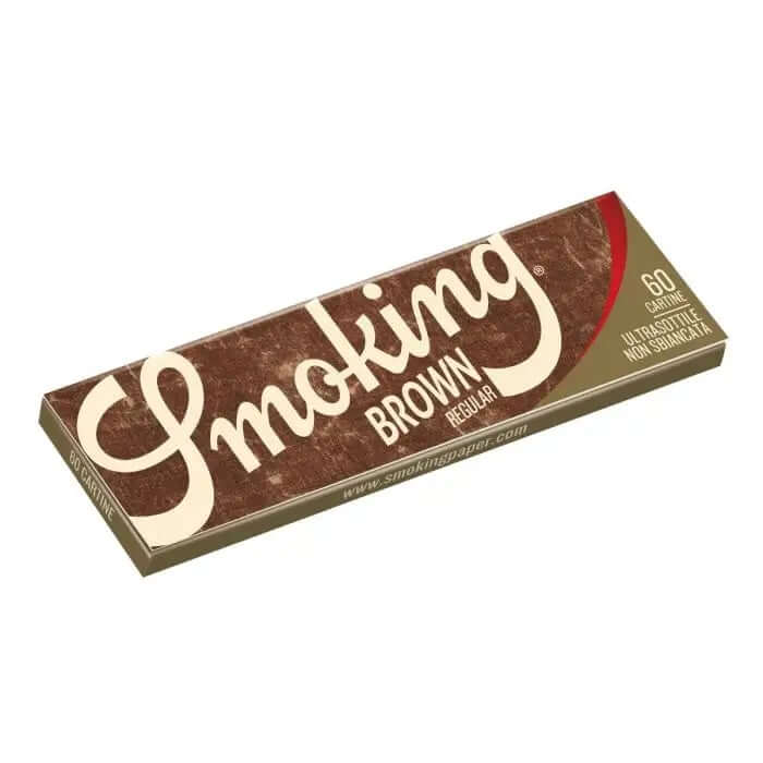 Cartine Smoking Brown Corte 70x37mm Type B non sbiancata, 50 libretti da 60 fogli