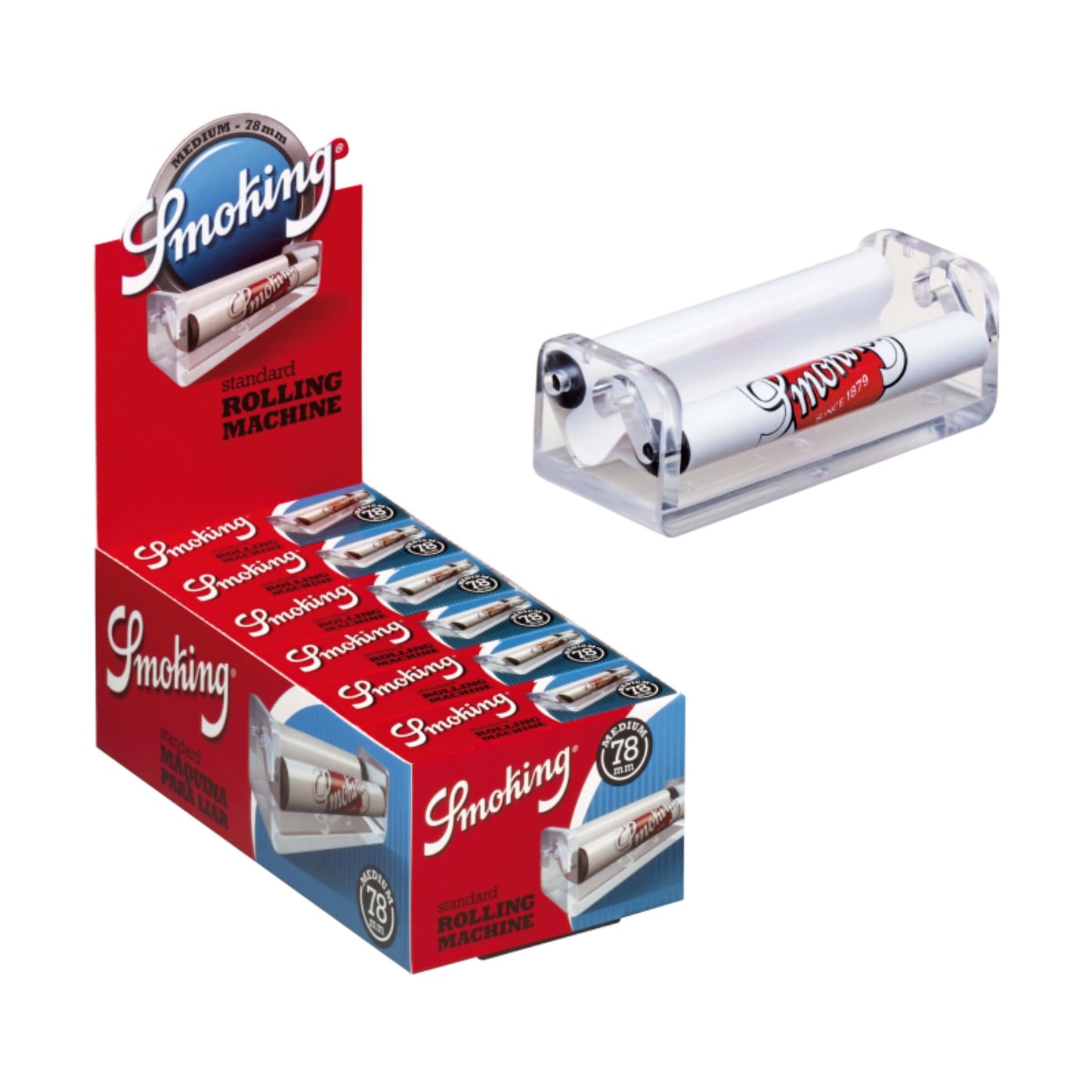MACCHINETTA SMOKING PLASTICA 78 mm MEDIUM