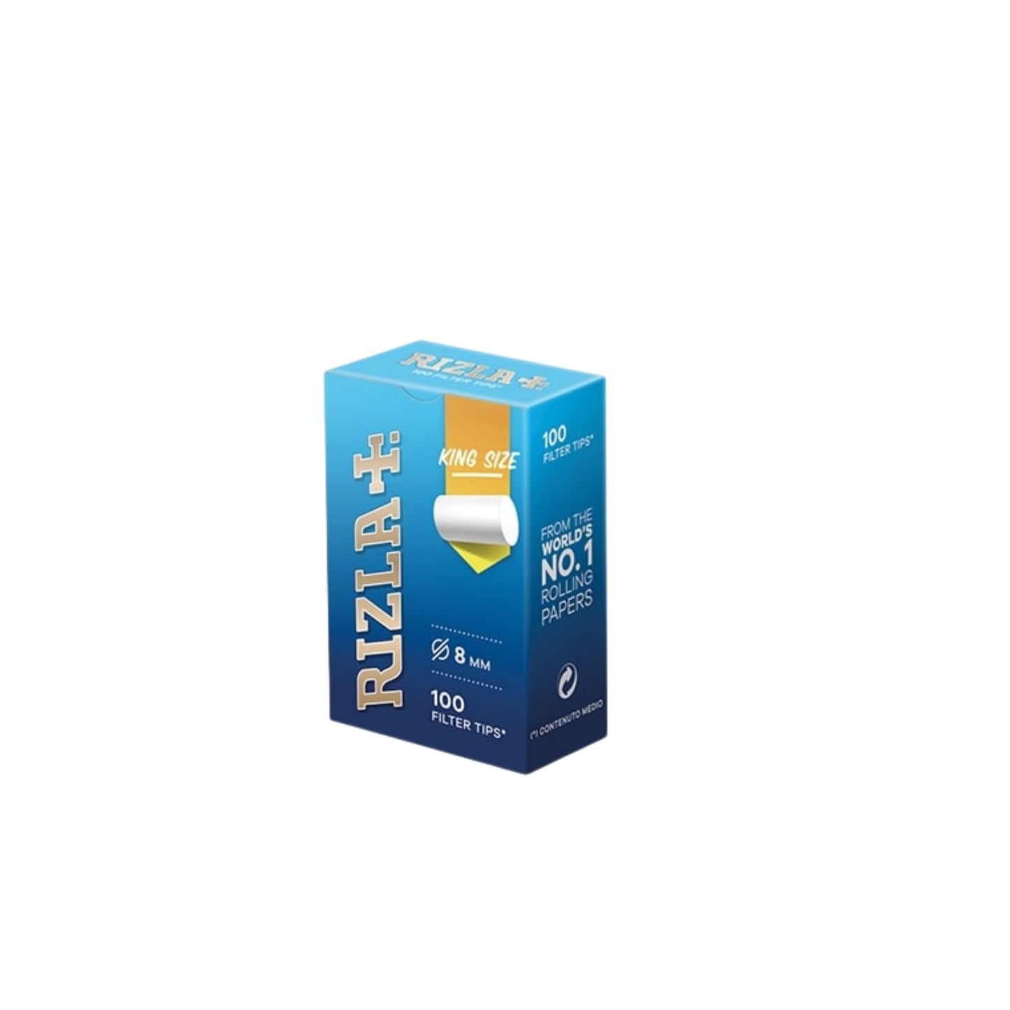 C00002005 FILTRI RIZLA REGULAR 8x15mm lisci (10 astucci x 100 filtri)