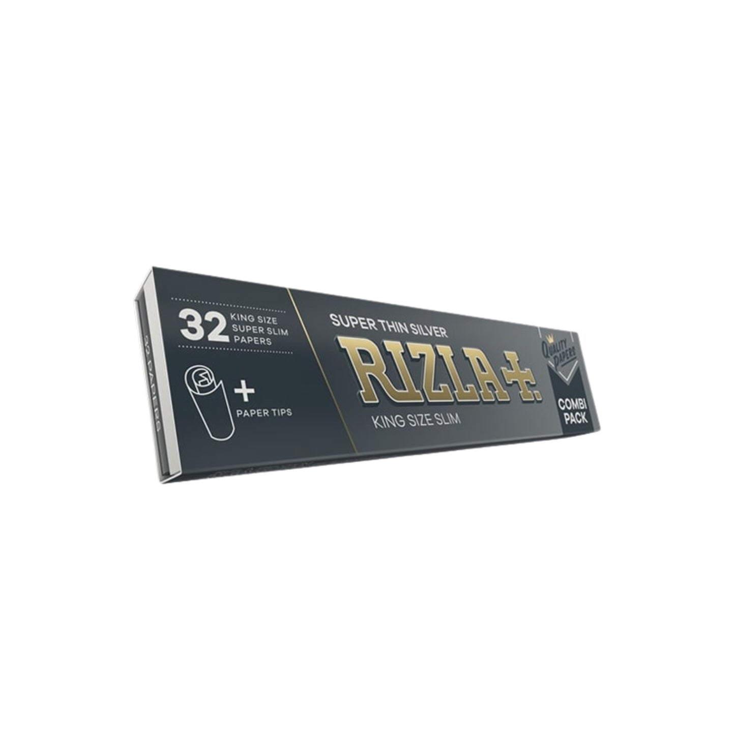 PROV-D00830003 CARTINE RIZLA ARGENTO KS SLIM + TIPS (24 libretti x 32 fogli)