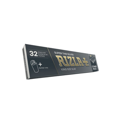 PROV-D00830003 CARTINE RIZLA ARGENTO KS SLIM + TIPS (24 libretti x 32 fogli)